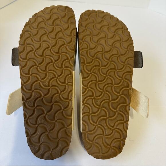 Birkenstock x Rick Owens Arizona Leather Slides Sandal EU 38 US 7 Milk / Silver - Picture 6 of 13